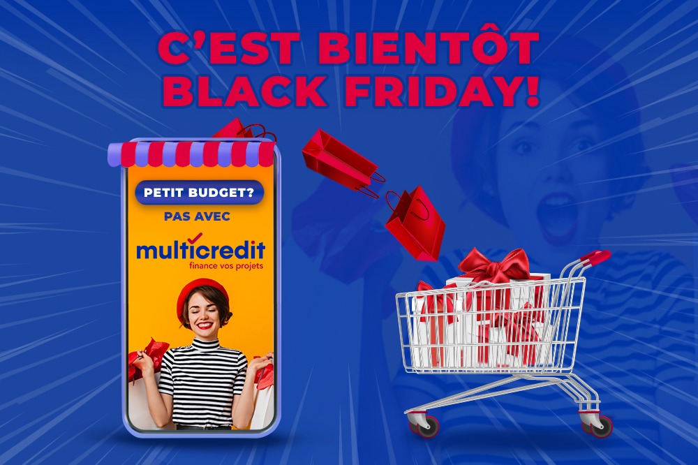 MultiCredit - shopping pour le BlackFriday