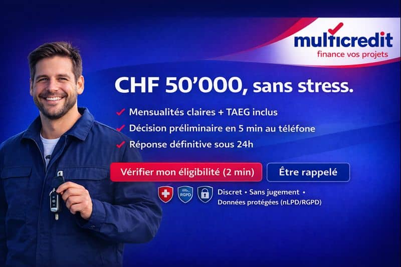 Demande crédit 50000 chf