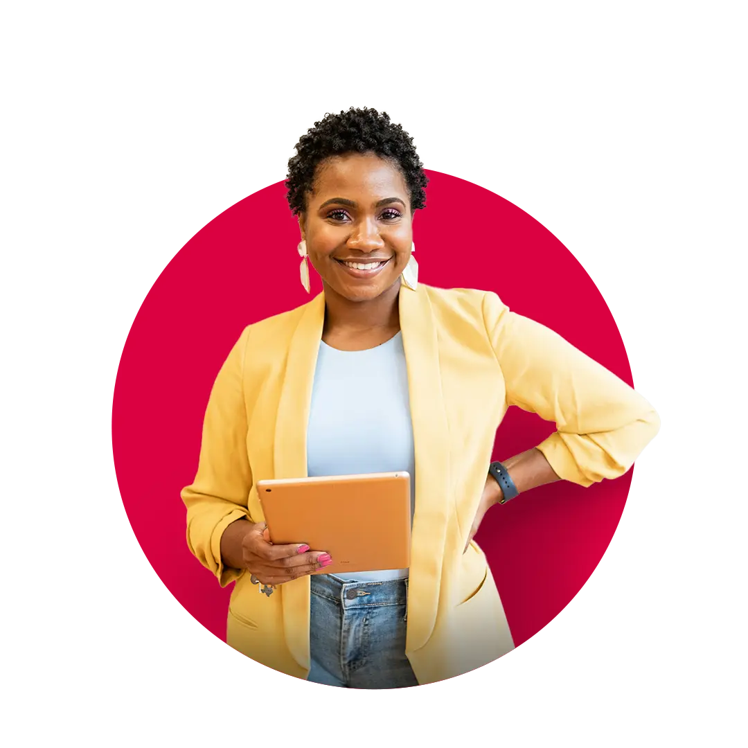 section image young black woman alt